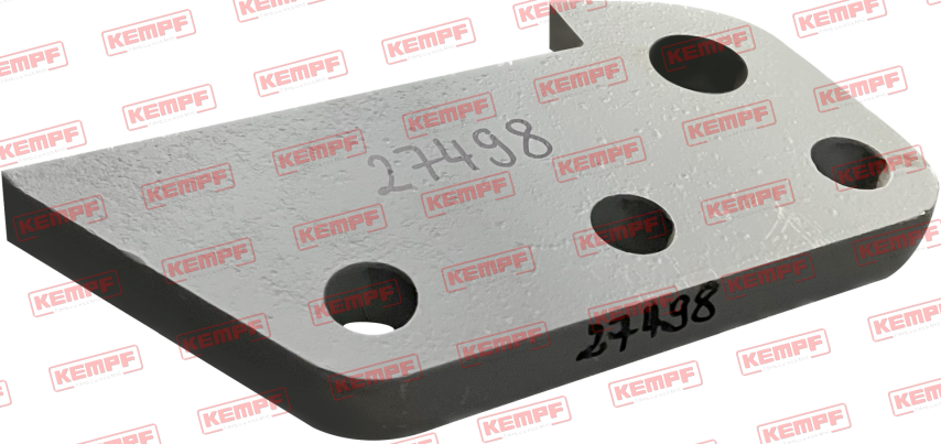 27498 Kempf Formblech, UFE für SKM, Stahl 20mm